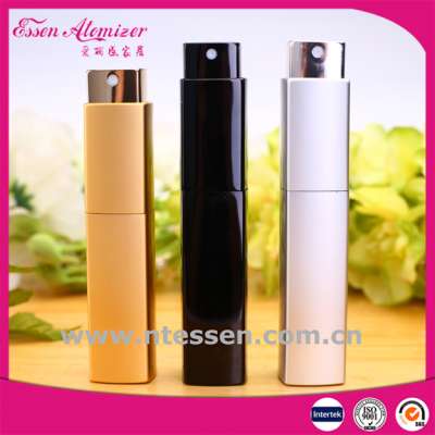 8ml/10ml Square Shape Twist Up Perfume Spray Bottle